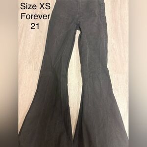 Forever 21 Charcoal Flared Trousers